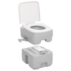 Vidaxl Sada přenosné kempingové toalety a nádržky na vodu