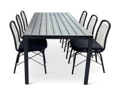 Nábytek Texim Kovový zahradní nábytek - stůl Viking XL + 6x židle Gigi + polstry ZDARMA
