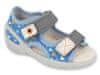 chlapecké sandálky SUNNY 065P158 modré, velikost 22