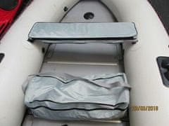 Sedačka do člunu s odepínací brašnou nepromokavá 95 cm šedá