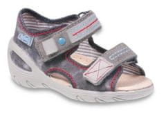 Befado chlapecké sandálky SUNNY 065P116 šedá batika, velikost 23