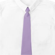 NANDY Dětská kravata, 30 cm, pro děti ve věku 2-10 let - fialová