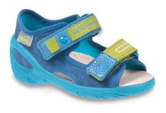 Befado chlapecké sandálky SUNNY 065P115 modrá batika, velikost 24