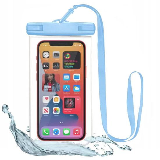 Tech-protect Waterproof vodotesné pouzdro na mobil 6.9'', modré