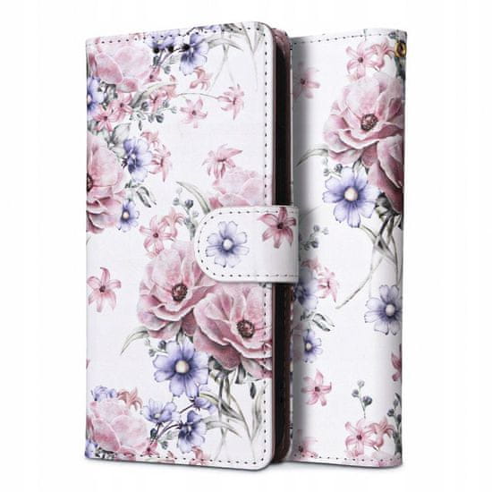 Tech-protect Wallet knížkové pouzdro na Samsung Galaxy A54 5G, blossom flower