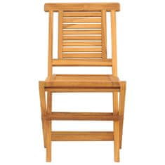 Petromila Skládací zahradní židle 2 ks 47x63x90 cm masivní teakové dřevo
