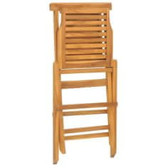 Petromila Skládací zahradní židle 2 ks 47x63x90 cm masivní teakové dřevo