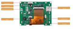 DWIN LCD 3,5" 320x240 rezistivní dotykový panel DWIN HMI