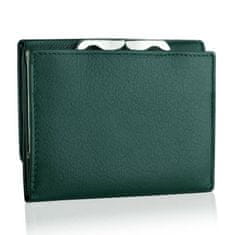 Betlewski Zelená dámská kožená peněženka Betlewski Rfid