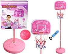 shumee Dětský basketbalový basketbalový míč Garden Pink 170 cm