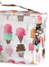 INNA Toaletní taška Cestovní kosmetická taška Toaletní taška Make-up Bag Cestovní taška Beauty Case v bílé zmrzlině