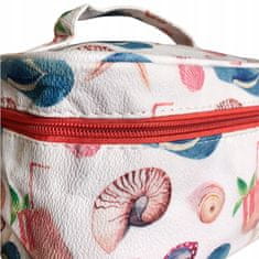 INNA Toaletní taška Cestovní kosmetická taška Toaletní taška Make-up Bag Cestovní taška Beauty Case v prázdninový vzor bílá