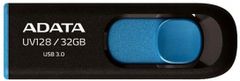 Adata Pendrive UV128 černo-modrý 32GB