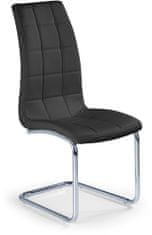 Halmar Kovová židle K147, černá