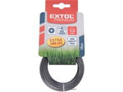 Extol Premium žací struna do sekačky s jádrem, kruhový profil, 1,3mm, 15m, PA66
