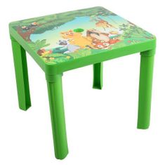 STAR PLUS Dětský zahradní nábytek - Plastový stůl zelený