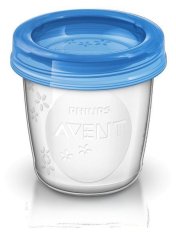 Avento Sada Via pohárků s víčkem Avent 180 ml - 5 ks