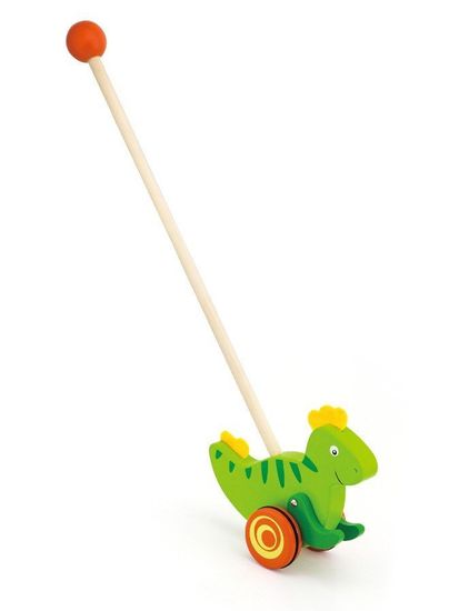 Viga Dřevěná jezdící hračka dinosaurus