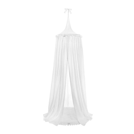 BELISIMA Závěsný stropní luxusní baldachýn-nebesa + podložka bílá