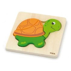 Viga Dřevěné puzzle pro nejmenší Želva