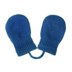 NEW BABY Dětské zimní rukavičky modré, vel. 56 (0-3m)