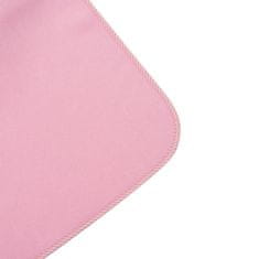NEW BABY Dětská fleecová deka 100x75 růžová proužky