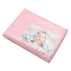 NEW BABY Dětská fleecová deka 100x75 růžová proužky