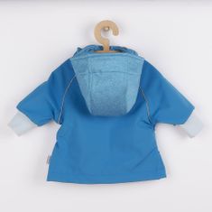NEW BABY Softshellová kojenecká bundička modrá, vel. 98 (2-3r) Modrá