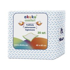 AKUKU Jednorázové hygienické podložky 40x60 - 30 ks