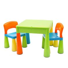 NEW BABY Dětská sada stoleček a dvě židličky multi color