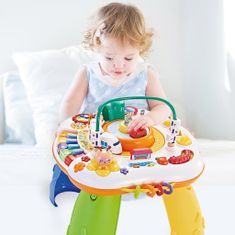 NEW BABY Mluvící a hrající interaktivní stoleček s jezdícím vláčkem CZ/SK