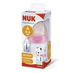 Manuka Health Kojenecká láhev NUK First Choice Temperature Control 150 ml pink