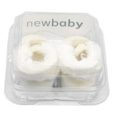 NEW BABY Kojenecké zimní semiškové capáčky 3-6 m béžové, vel. 3-6 m