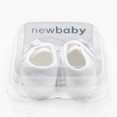 NEW BABY Kojenecké capáčky s mašličkou bílá 0-3 m, vel. 0-3 m