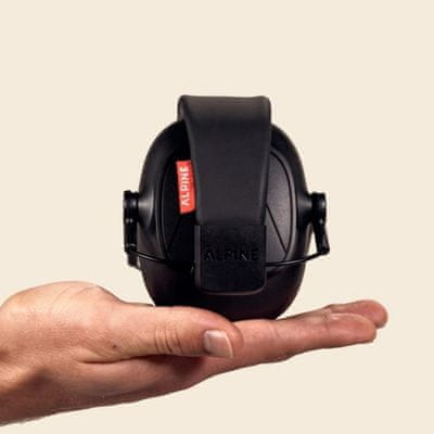  chrániče sluchu alpine hearing defender pohodlná konstrukce měkké polštářky 