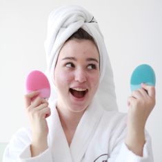 VivoVita EggSonic – sonický vibrační čistič obličeje - MODRÁ