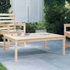 Petromila Zahradní stůl 121 x 82,5 x 45 cm masivní borové dřevo