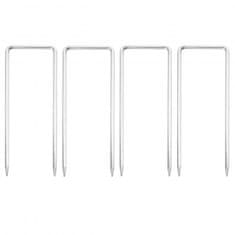 MCW Sada 4 upevňovacích hřebíků pro bariérové pletivo B34, kolíček pro nůžkové plotové ochranné pletivo