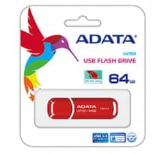 Adata Pendrive UV150 USB 3.0 červený 64GB