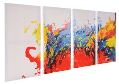 MCW Olejomalba Wave, 100% ručně malovaná nástěnná malba XL, 120x60cm
