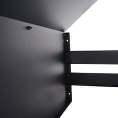 Garáž pro robotické sekačky L43, střešní přístřešek pro sekačky, kov 40x59x69cm ~ antracitová