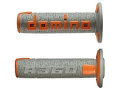 Domino gripy A360 (offroad) délka 120 mm, DOMINO (šedo-oranžové) A36041C5245A7-0
