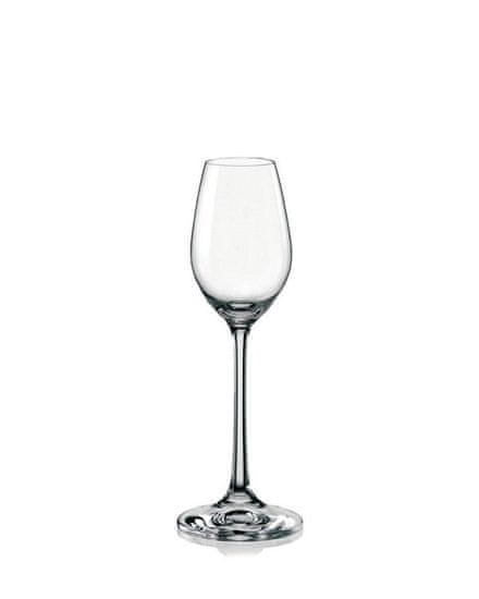 Crystalex Set 6 sklenic Viola na likér z kvalitního bezolovnatého křišťálu.