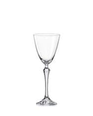 Crystalex Bohemia Crystal Sklenice na bílé víno Elisabeth 190ml (set po 6ks)