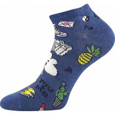 Lonka 3PACK dětské ponožky vícebarevné (Dedonik - Mix E) - velikost 25/29