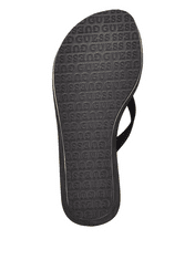Guess Dámské pantofle, nazouváky, žabky na platformě Sans s kamínky černé 40