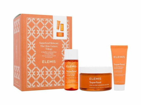 Elemis 90ml superfood skincare the glow getters trilogy