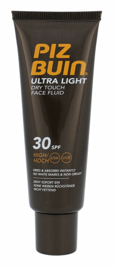 Piz Buin 50ml ultra light dry touch face fluid spf30