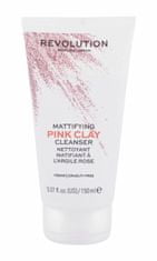 Revolution Skincare 150ml pink clay mattifying, čisticí pěna