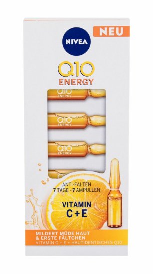 Nivea 7ml q10 energy vitamin c + e, pleťové sérum